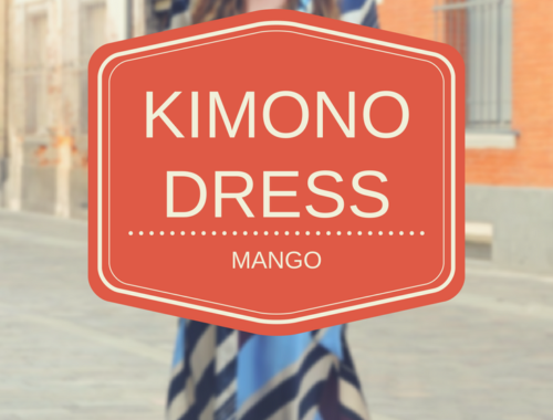 KIMONO DRESS mango la robe kimono mode