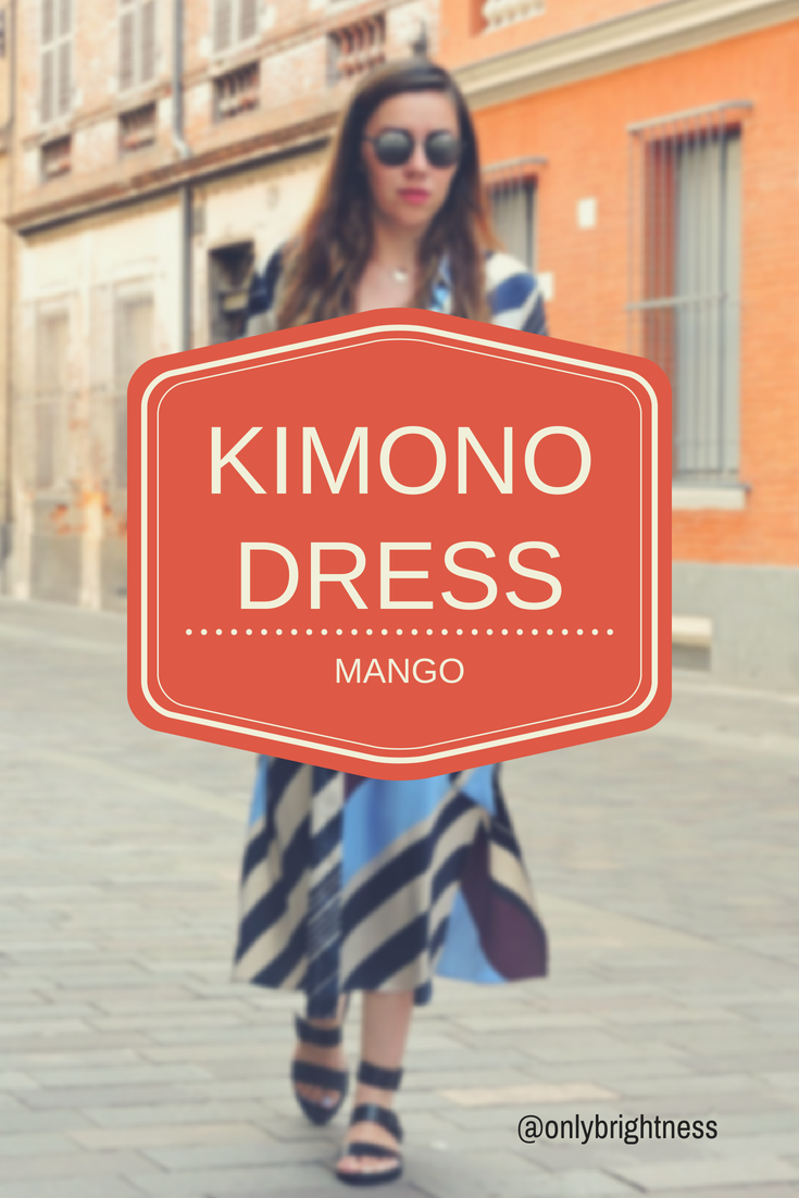 KIMONO DRESS mango la robe kimono mode